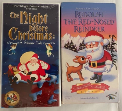 The Night Before Christmas & Rudolph Red Nosed Reindeer VHS - Image 1 of 2