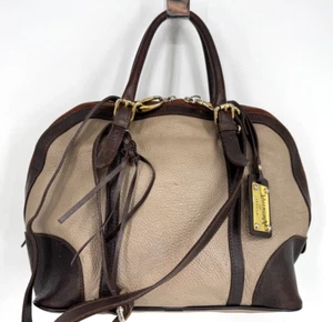 Borsa a tracolla Valentina Luxury marrone pelle ciottolata cupola borsa a 2 vie borsa a mano - Foto 1 di 17