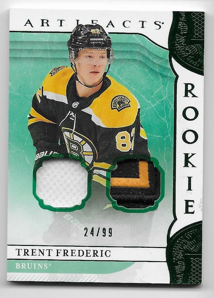 19/20 UD ARTIFACTS EMERALD JERSEY/PATCH Hockey /65 /99 (#1-180) U-Pick From List - Image 1 of 1