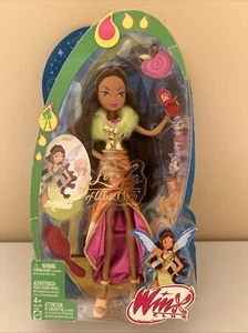 2005 Mattel Winx Club Layla Doll In Party Dress and Cell Phone NIB - Picture 1 of 12