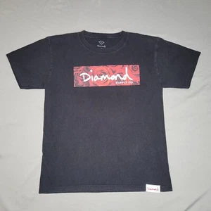 Diamond Supply Co Shirt Boys Medium Black Skater Skateboarding Urban Streetwear - Picture 1 of 11