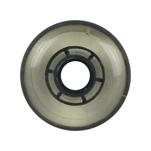 Rueda de patín en línea multiuso 71 mm 78A negra transparente interior/exterior (individual) - Imagen 1 de 3