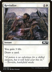 Revitalize (035) Core Set 2019 M19 MTG Magic - Picture 1 of 1