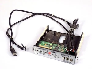 Revoltec 5.25 Desktop Front Panel USB FireWire 1394 Card-Reader Kartenlesegerät - Bild 1 von 1