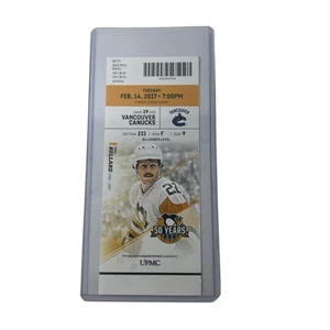 Daniel Sedin 1200th NHL Game Sidney Crosby 999th Point Full Ticket Stub NHL - Picture 1 of 2