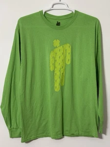 Billie Eilish XL Lime Green Blohsh Shirt - Long Sleeves Long Sleeve Merch - Picture 1 of 4