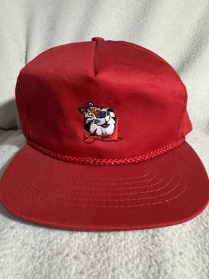 De colección Sombrero Kelloggs Tony El Tigre Rojo Snapback Años 90 Nostalgia Camionero Cereal Foto 1 de 4