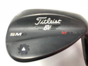 Titleist Vokey SM6 Jet Black Lob Wedge LW 60* 8 Bounce M-Grind Wedge Mens RH - Picture 1 of 7