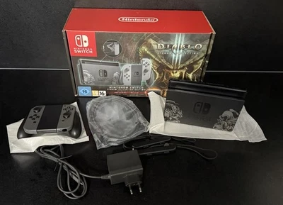Nintendo Switch Diablo III Limited Edition Spielkonsole - Schwarz/Grau - Bild 1 von 4