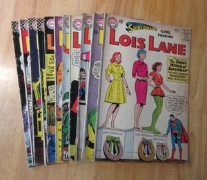 Lot of *11* LOIS LANE: ≈ #51-72 (VG/FN) *Bright & Colorful! Schaffenberger Art!* - Picture 1 of 11