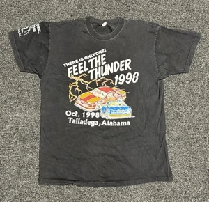 Camiseta Talladega Feel The Thunder 1998 Hecha en EE. UU. Talla XL De Colección - Imagen 1 de 2