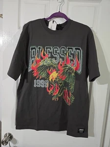 NEW WITH TAGS Wesc Sweden Brand "Blessed" Tee Men-XL, Women-XXL - Picture 1 of 6