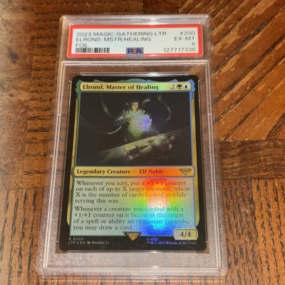 Magic: The Gathering Elrond Master Of Healing Foul Psa 6 - Image 1 of 2