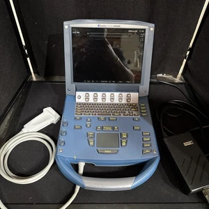 SONOSITE MICROMAXX PORTABLE ULTRASOUND W/ PROBE L38e/10-5 MHz + Power Cable - Picture 1 of 11