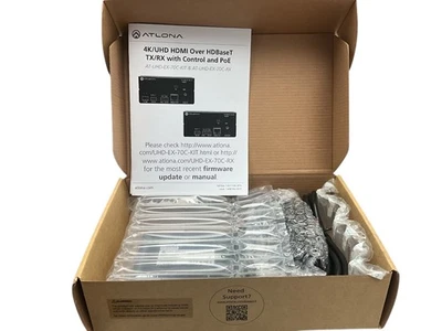 Atlona AT-UHD-EX-70C-TX 4KUHD HDMI Over HDBaseT Transmitter with Control and PoE - Image 1 of 4