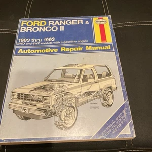 Haynes Ford RANGER & BRONCO II 1983 - 1986 Workshop Manual # 1026 - Picture 1 of 7