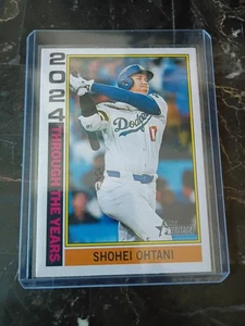 2025 Topps Heritage Shohei Ohtani Through the years #TTY-25 Dodgers - Picture 1 of 2