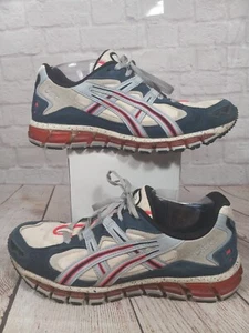 ASICS GEL-Kayano 360 Sneakers Women’s Cream Mako Blue 1022A139 Size 10 - Picture 1 of 12