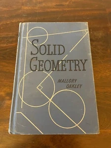 Solide Geometrie von Virgil S. Mallory und Chauncey W. Oakley 1954 HC - Bild 1 von 12