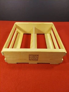 Soporte de almacenamiento de casete Napa Valley Wood Crate 24 - Imagen 1 de 11