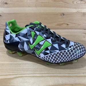 NIB Warrior Skreamer Soccer Cleats FG Youth 3.5 Black/Green Lacrosse SJSCCFGN - Picture 1 of 8