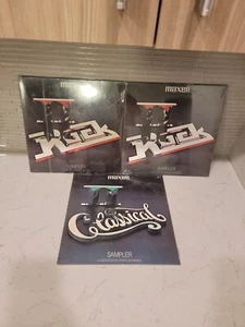 Maxell Classical II/Rock Sampler LP Sealed (lot) - Picture 1 of 12