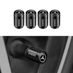 4Pcs Car Cover Valve stem Replacement for Mercedes-Benz A C E S Series GLK CLA - Picture 1 of 9