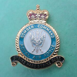 Royal Air Force Bomber Command RAF/Military Enamel Brooch/Lapel Badge