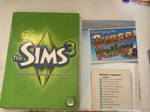 The Sims 3 Hardback Collector's Edition Game Guide + Map Poster - Picture 1 of 1