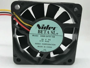 Nidec D06R-24TH 16B 24V 0.10A 6015 6cm 3-wire inverter cooling fan amk - Picture 1 of 3