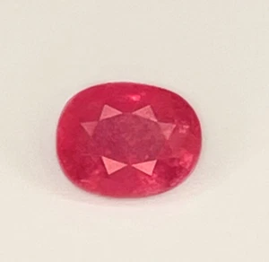 1.11ct Unheated Padparadscha Sapphire with Gem Report - Picture 1 of 6