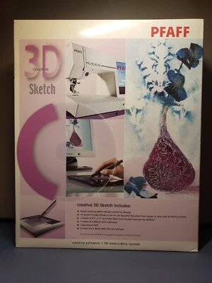 Pfaff 3D Creative Sketch Sticksystem Software werkseitig versiegelte Verpackung  - Bild 1 von 3
