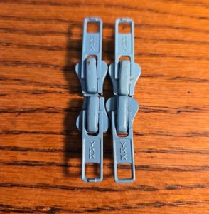 YKK Vislon 5V TURQUOISE Color Qty 4 Zipper Pulls Made in USA - Picture 1 of 6