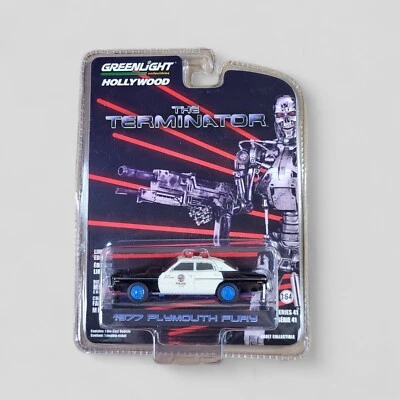 GREENLIGHT 1977 PLYMOUTH FURY POLICE WALMART CHASE DieCast Rare Model Car 1:64 - Image 1 of 4