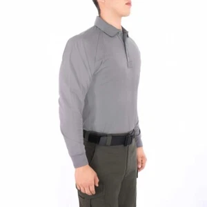 Nuevo: Camisa Polo Uniforme Policía Manga Larga Gris Clase Azul ACt 8149 - Imagen 1 de 5