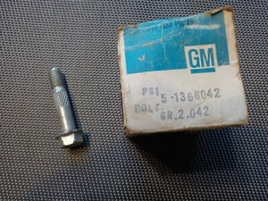 GENUINE GM STARTER BOLT NOS 1366042 - Picture 1 of 2