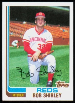 1982 Topps Traded Bob Shirley Cincinnati Reds #105T - Image 1 of 2
