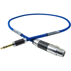 XLR 3 Pin Female to 6.3 mm (1/4") TRS Cable - 1 Microphone Channel - Picture 1 of 4
