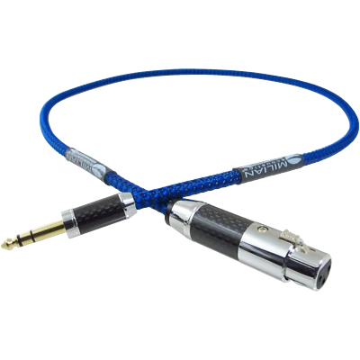 XLR 3 Pin Female to 6.3 mm (1/4") TRS Cable - 1 Microphone Channel - Image 1 of 4