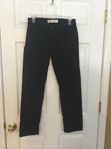 Levi's Big Boy's 502 Regular Taper Jeans Pants, black, Black, Size 14 Regular - Picture 1 of 3