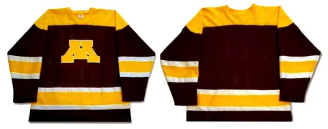 Vtg MINNESOTA GOLDEN GOPHERS K1 Sportswear NCAA Hockey Jersey  (Men's XL)   USA Cover