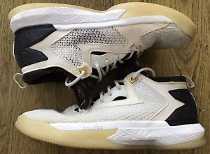 Adidas Dame Lillard 2 Primeknit White/Multicolor Basketball Shoes Rare~ Mens 12