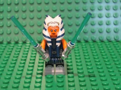 Lego Star Wars Ahsoka Tano Minifigura con sables de luz sw1060 Jedi 75283 AT83 Foto 1 de 2