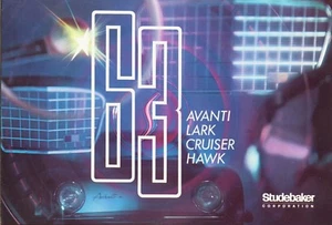 1963 Studebaker Avanti Gran Turismo Hawk Lark Daytona Cruiser Sales Brochure - Picture 1 of 1