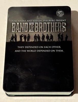 Band of Brothers DVD 6-Disc Set Tin Box Collection Steelbook -free shipping Foto 1 de 4