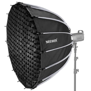 120cm Parabolic Softbox Quick Setup Quick Folding mit Diffusoren - Picture 1 of 8