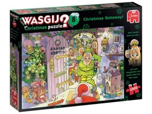 Jumbo 1000 Piece Jigsaw Puzzle - Wasgij Christmas 8 - Christmas Getaway - Bild 1 von 1