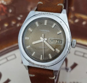 Vintage Watch USSR CARDINAL 19 Jewels SOVIET Wristwatch Raketa 2628.H Export - Picture 1 of 22