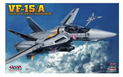 Hasegawa 1/48 Scale Macross VF-1S/A Valkyrie Skull Squadron Construction kit - Image 1 of 4