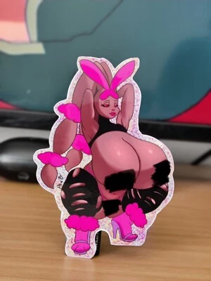 NSFW Hentai Sticker Pokémon Furry Fantasy Waifu Mega Luponny - Image 1 of 2